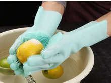 Load image into Gallery viewer, Multifunction Silicone Cleaning Gloves
